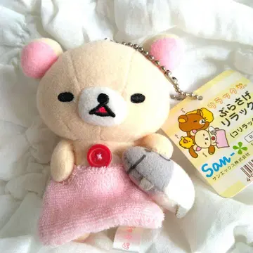 초기 코리락쿠마 매달리는 봉제 인형 바쿠 리락쿠마 마스코트 안녕