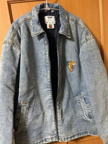 Bershka 톰과 제리 데님 자켓 M
