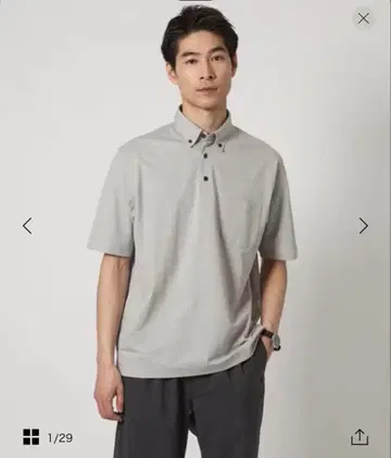 드라이 축구 버튼 다운 피케 셔츠 수분 흡수 속건성