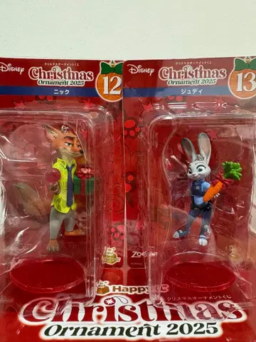 Disney 복권 크리스마스 오너먼트 2025 닉 & 주디