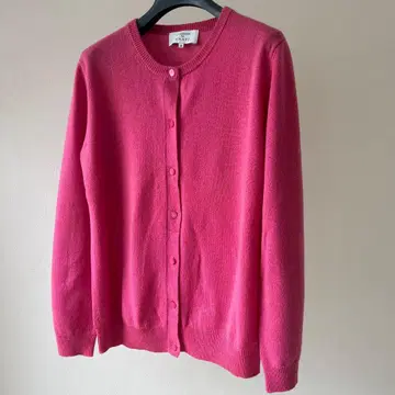 ANAYI 캐시미어 100% 클래식 디자인 핑크 가디건