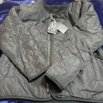 TAION 밀리터리 리버서블 크루넥 다운 자켓 블랙 XL