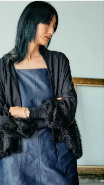 니코앤드 밴딩 모케 벌룬 블라우스