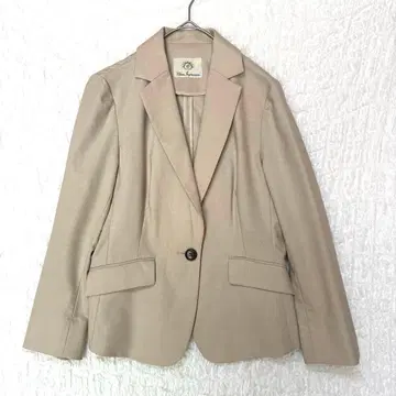 [ 클리어 임프레션 ] 베이지 테일러드 자켓 M
