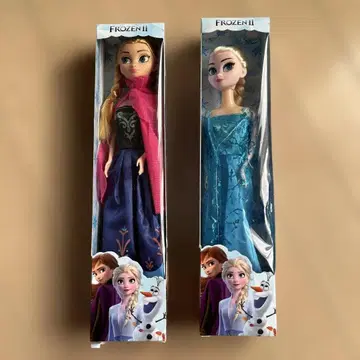 Frozen II 안나와 엘사 2체 세트 크리스마스 선물 생일