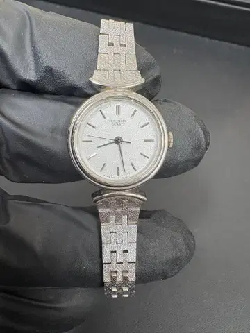 SEIKO 쿼츠 여성용 손목시계 실버