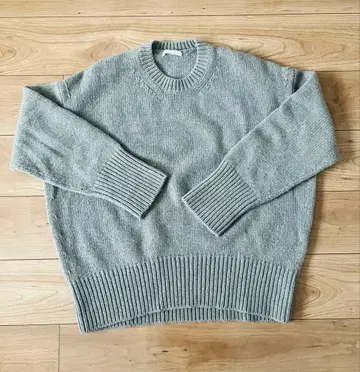 GALERIE VIE 파인 울 크루넥 풀오버