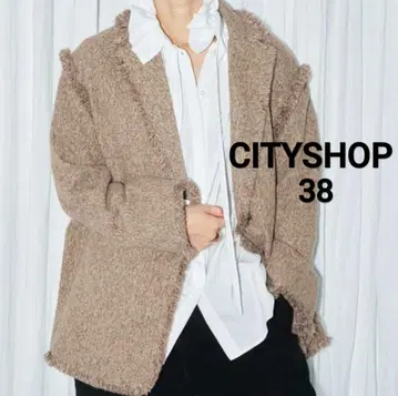 CITYSHOP FRINGE TWEED 자켓