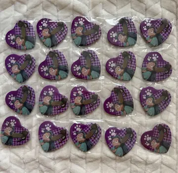 닌타마 란타로 난자타운 하트 캔뱃지 아야베 킵파치로