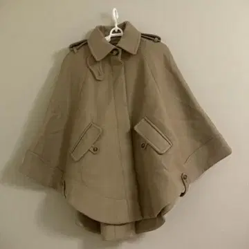 COMPTOIR DES COTONNIERS 베이지 판초 케이프 코트