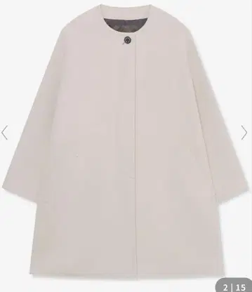 새상품급 매킨토시 퓨어 라무 비버 노카라 코트