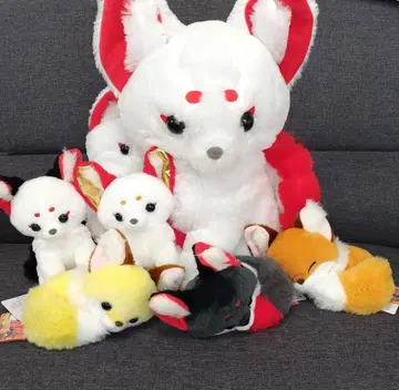 쵸콘과 구미호님 쵸콘과 여우 묶음 판매 봉제 인형 BIG 졸린