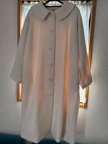 Samansa mos2 아이보리 롱 코트