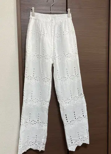 Sonny Label 코튼 레이스 이지 팬츠