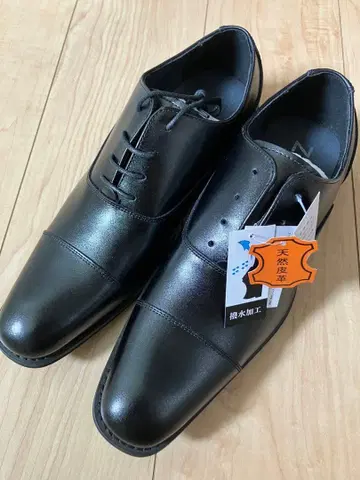 새상품 ZINC 비즈니스 슈즈 가죽 신발 블랙 42 26cm