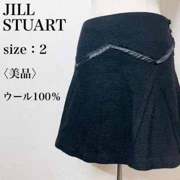 [ 새상품급 ] 질스튜어트 캐주얼 페미닌 블랙 울 미니 스커트