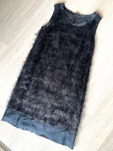 ICB 화이트 라벨 원피스 블랙