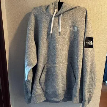 THE NORTH FACE 그레이 후드 부착 후드티