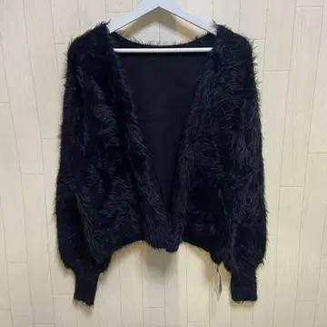 [미사용 새상품] PLST 페더얀 볼륨 슬리브 가디건