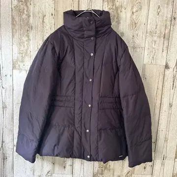 맥레거 다운 자켓 퍼플 스탠드 카라 여성용 사이즈 9