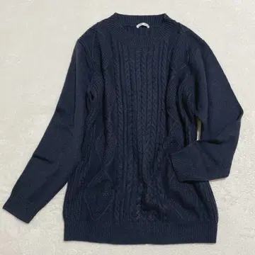 시네마 클럽 케이블 니트 성숙 캐주얼 노옴코어 베이직 M