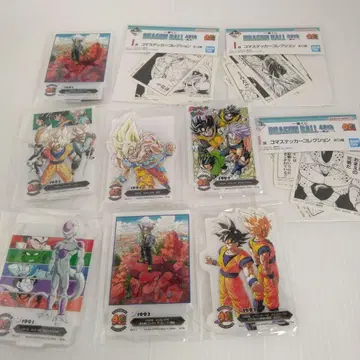 드래곤볼 제일복권 그 첫 번째 아크릴 스탠드 7종 스티커 3종