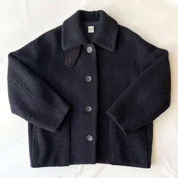 론 허먼 샤기 코트 네이비 S