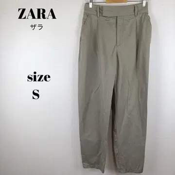 [ a1782 ] ZARA 자라 새상품급 슬랙스 S 카키 하이웨스트