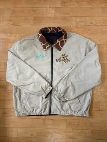 left alone 레프트 얼론 나일론 자켓 기린