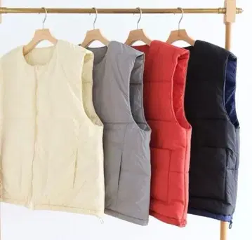 [ 새상품 ] searoomlyn 레드 다운 베스트