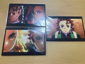 귀멸의 칼날 전집중전 무한열차 유곽편 OP ED 엽서 세트 미개봉 새상품