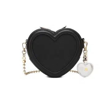 [ jouetie / 쥬에티 ] 하트 참 부착 하트 미니 숄더백