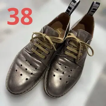 TO&CO 투앤코 가죽 신발 골드 38 새상품급