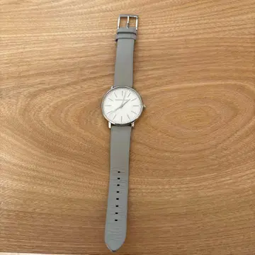 MICHAEL KORS 그레이 가죽 밴드 시계