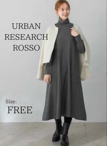 URBAN RESEARCH ROSSO 니트 원피스 FREE