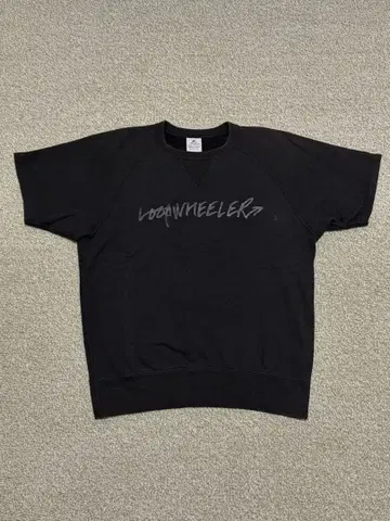 LOOPWHEELER 반팔 맨투맨 우치다 요이치로 (mogno6) 그래픽