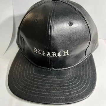 블랙 BAGRCH 천연 가죽 야구 모자