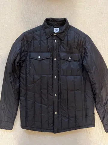 [새상품급] ZARA 블랙 퀼팅 나일론 자켓 S
