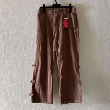 앤드러브 택 포함 새상품 코듀로이 팬츠 사이드 리본 포함