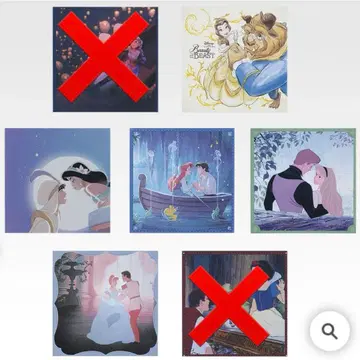 디즈니 복권 F상 캔버스 보드