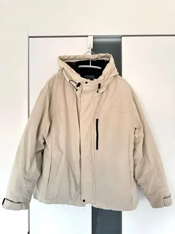 SONNYLABEL 후드 부착 베이지 다운 자켓