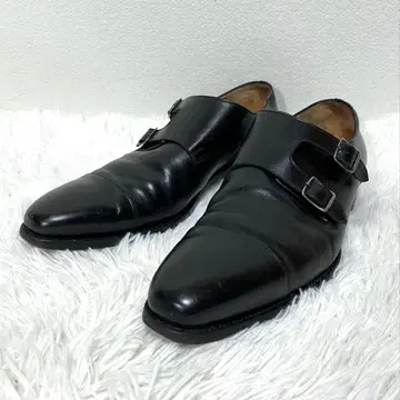 자란스리우아야 더블 몽크 스트랩 가죽 신발 9