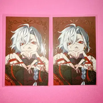 니지산지 쿠츠하 랜덤 사진풍 카드 금박 x 2