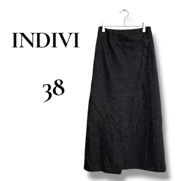 인디비 랩 스타일 스커트 무지 심플 고급 깔끔한 일본제