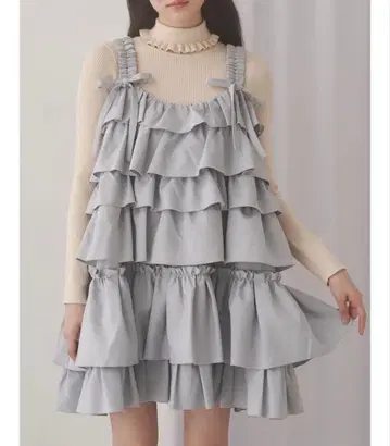 merry jenny 휘핑 크림 미니 원피스