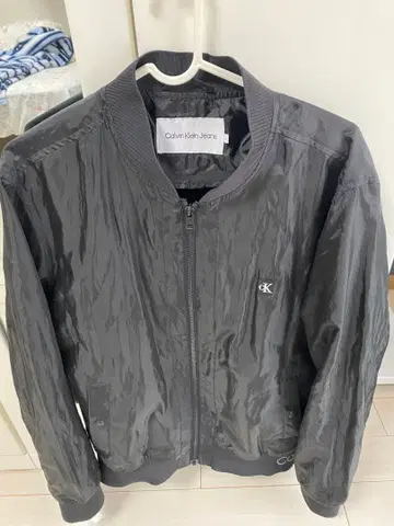 Calvin Klein Jeans 나일론 자켓 블랙