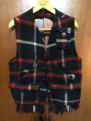 빈티지 90s 펑키 울 베스트