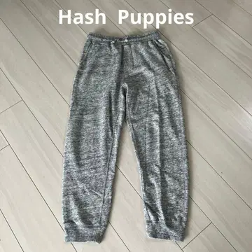 허시파피 그레이 조거 팬츠 스웨트 팬츠 허리밴딩 L