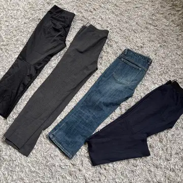 Theory 네이비 슬림핏 팬츠 외 세트