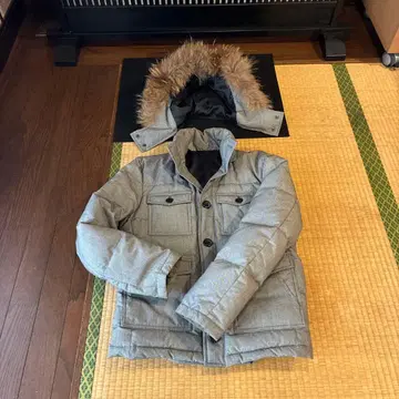 컴시즘 다운 자켓 (그레이 M)